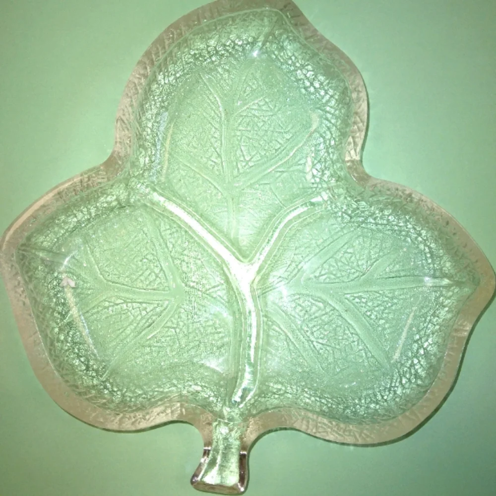 Vintage Pressed Leaf Dish